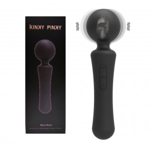 ויברטור וונד | Black Powerful Wand kinky pinky