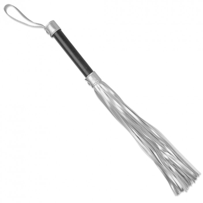  שוט דמוי עור | BDSM  SILVER FLOGGER Whiplash