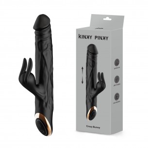 Crazy Bunny – ויברטור כפול בוכנתי עם זרוע ארנבון