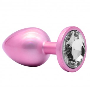 Pink Plug S – פלאג אנאלי קטן בצבע ורוד נוצץ
