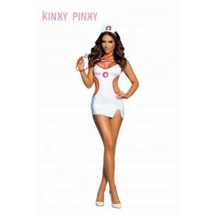 בגד גוף אדום פתוח | Lace