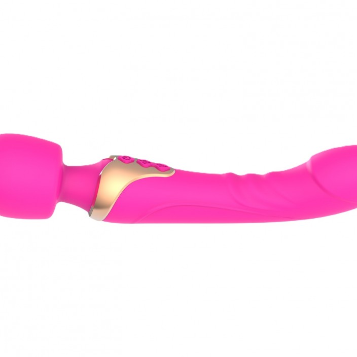 שרביט רטט דו אזורי ורוד | Wand 2Play