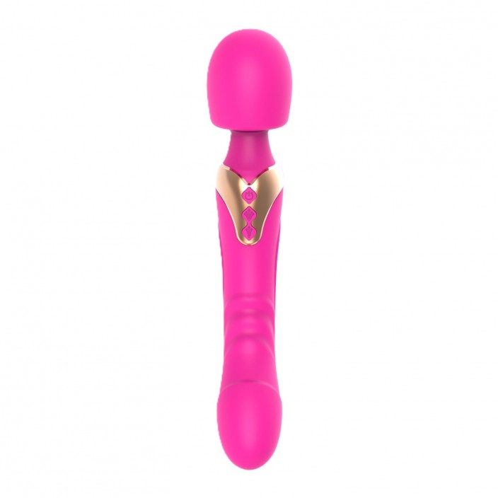 שרביט רטט דו אזורי ורוד | Wand 2Play