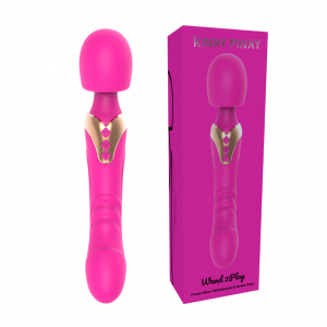 שרביט רטט דו אזורי ורוד | Wand 2Play