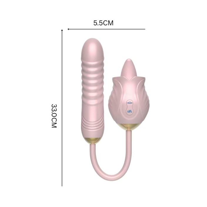 ויברטור ורד ליקוק ודחיפה | Thrusting Rose