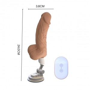 דילדו דוחף עם שליטה אלחוטית | Real Ride Pro