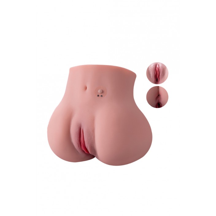 מאונן ריאליסטי דו-פתחים עם רטט | Roberta