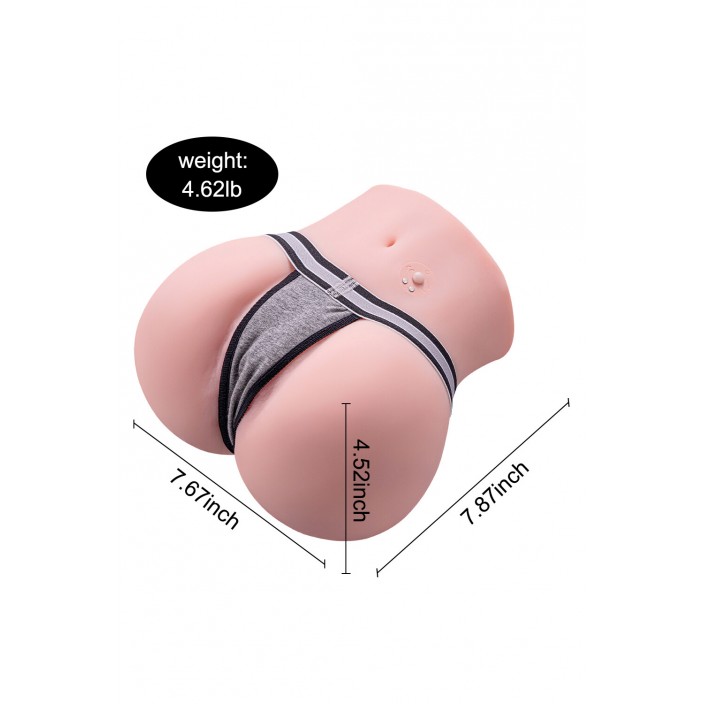 מאונן ריאליסטי דו-פתחים עם רטט | Roberta