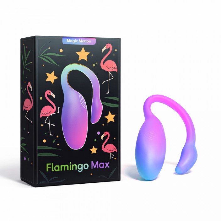 ביצת רטט עם שליטה מרחוק | Magic Flamingo Max