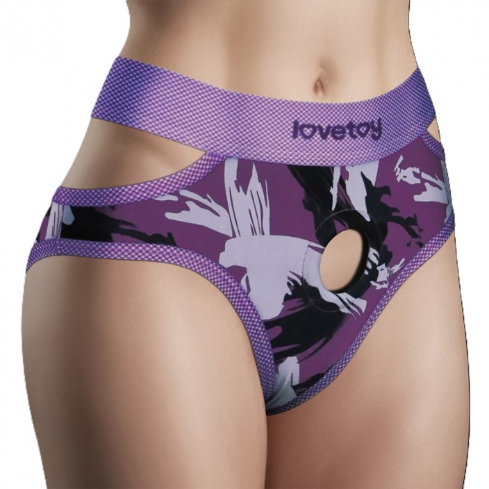 תחתוני הרנס סגולים עם כיס | Violet