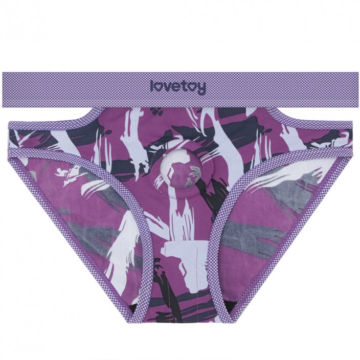 תחתוני הרנס סגולים עם כיס | Violet