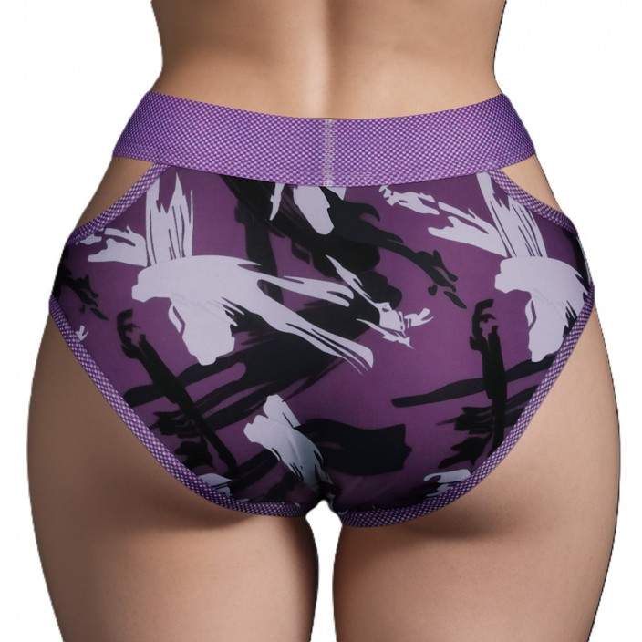 תחתוני הרנס סגולים עם כיס | Violet