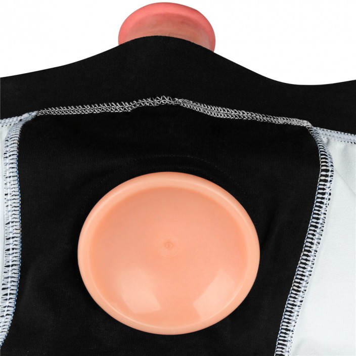 מכנסי סטרפ-און מבריקים עם רוכסן | Chic