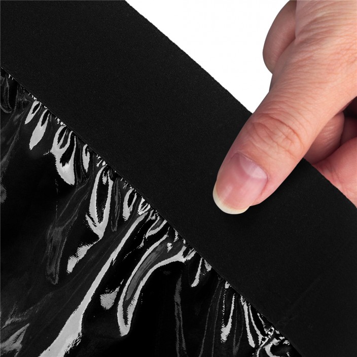 מכנסי סטרפ-און מבריקים עם רוכסן | Chic