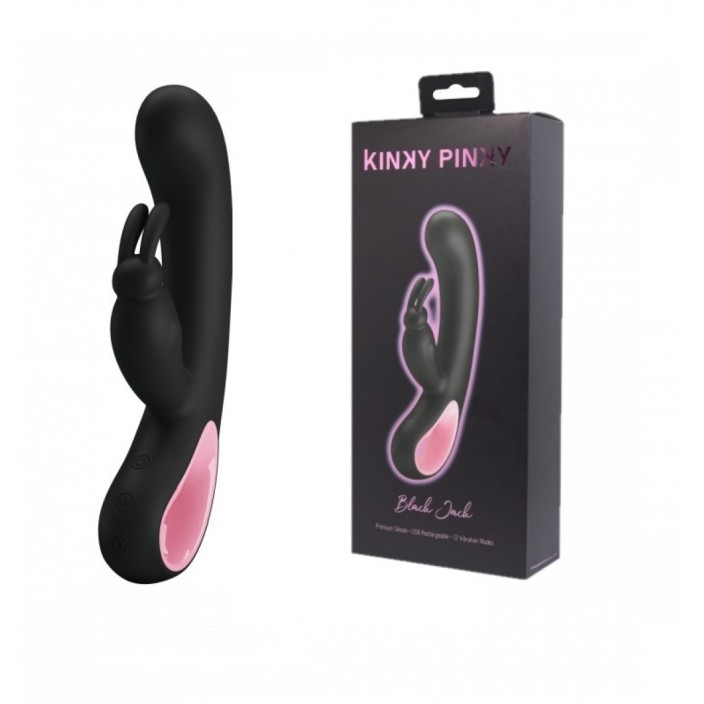 ויברטור בעיצוב אנטומי מושלם | Black Jack kinky Pinky