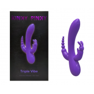 ויברטור לחווית עונג ב-3 הנקודות במקביל | Triple vibe kinky pinky